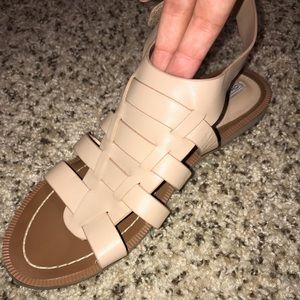 Charles David cream sandals